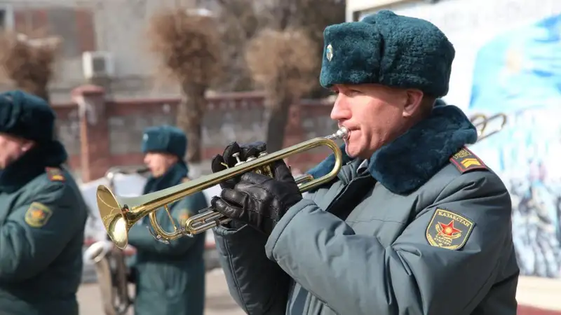 военный оркестр, фото - Новости Zakon.kz от 07.03.2024 08:31