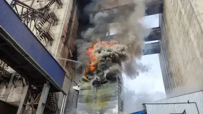 пожар , фото - Новости Zakon.kz от 08.03.2024 09:12