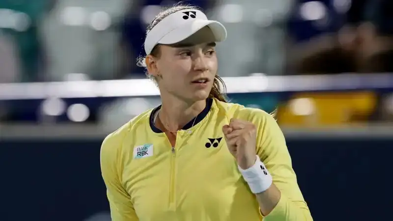 Елена Рыбакина снялась с турнира WTA 1000 из-за проблем со здоровьем