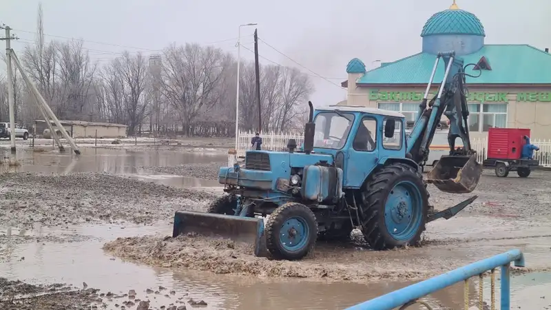 Талые воды в Семее, паводки в Абайской области, фото - Новости Zakon.kz от 11.03.2024 16:17