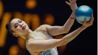 Гимнастка Эльжана Таниева выиграла золото этапа Гран-при в Испании, фото - Новости Zakon.kz от 11.03.2024 05:20