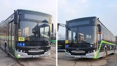 В Алматы запустили новые автобусы, фото - Новости Zakon.kz от 12.03.2024 12:28