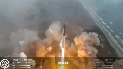 Третий испытательный полет Starship: SpaceX сообщила о потере связи с кораблем, фото - Новости Zakon.kz от 14.03.2024 19:47