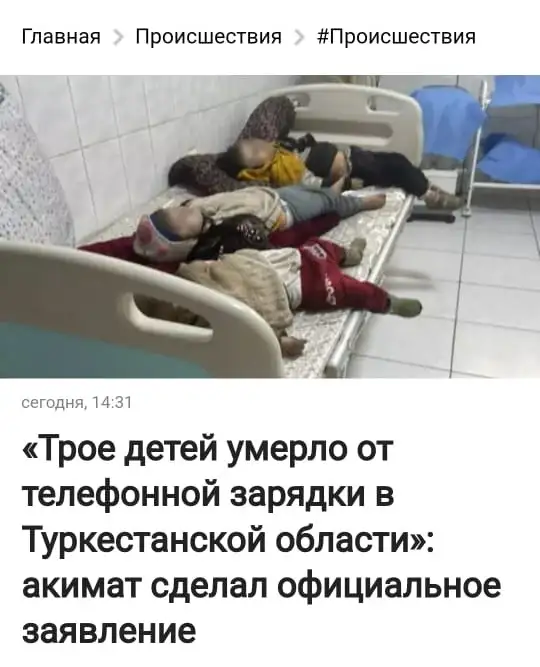 Дети якобы погибли от удара током, фото - Новости Zakon.kz от 15.03.2024 17:30