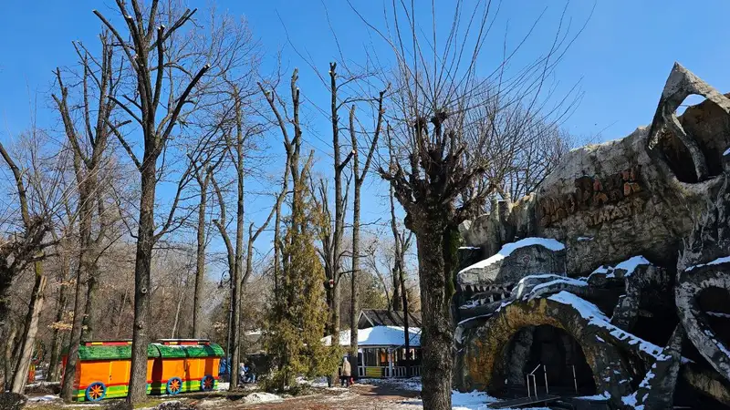 Что происходит в Центральном парке имени Горького в Алматы, фото - Новости Zakon.kz от 15.03.2024 18:30