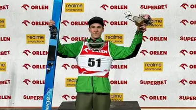 Прыжки с трамплина Победа FIS, фото - Новости Zakon.kz от 15.03.2024 12:32
