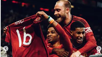 "МЮ" выдал "матч-триллер" и вышел в полуфинал Кубка Англии, фото - Новости Zakon.kz от 17.03.2024 23:53