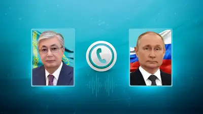 Токаев поздравил Путина с победой