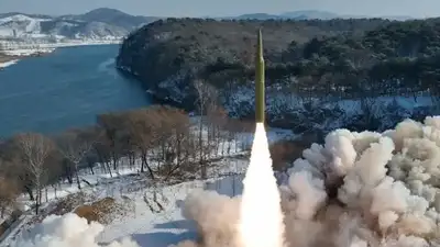 Три баллистических ракеты запустила КНДР, фото - Новости Zakon.kz от 18.03.2024 06:00