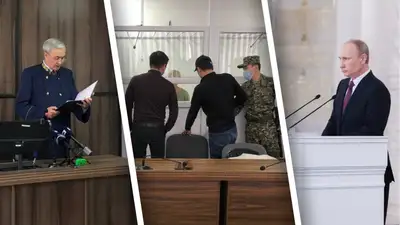коллаж, приговор по делу об убийстве Карины Закураевой, выборы в России, фото - Новости Zakon.kz от 18.03.2024 18:22