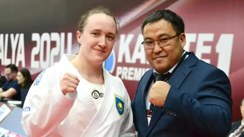 Две казахстанки завоевали золото турнира по WKF карате в Турции, фото - Новости Zakon.kz от 18.03.2024 07:21
