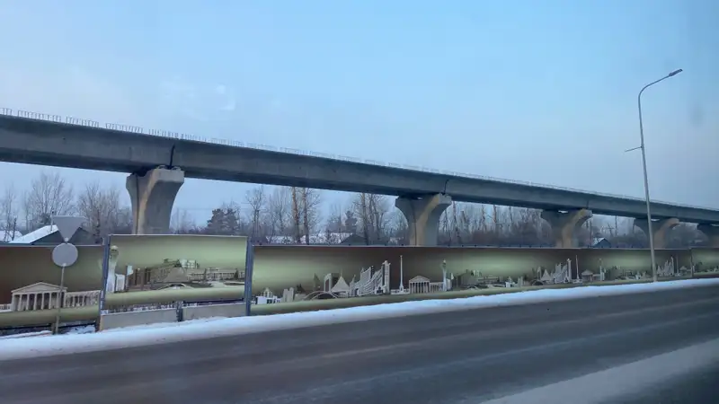 В Астане изменят движение по одной из улиц из-за строительства LRT