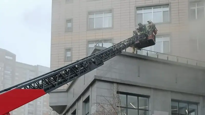 В Астане горел фитнес-клуб