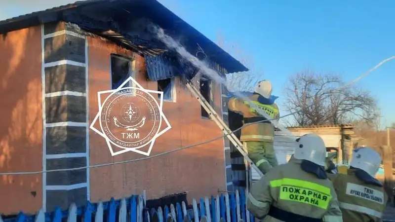 В нескольких областях Казахстана произошли пожары, связанные с автомашинами и газовыми баллонами