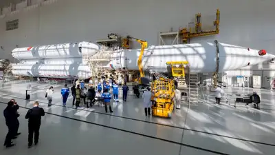 Стала известна причина отмены пуска корабля &quot;Союз МС-25&quot; с Байконура, фото - Новости Zakon.kz от 21.03.2024 20:34