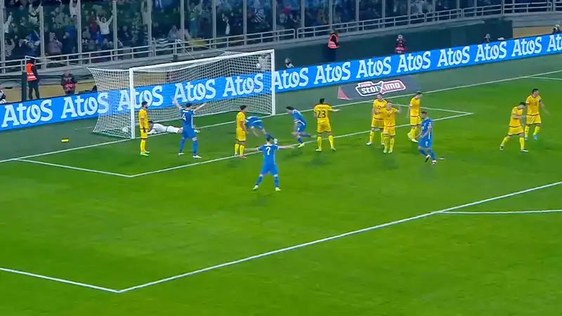 Сборная Греции разгромила Казахстан в первом тайме