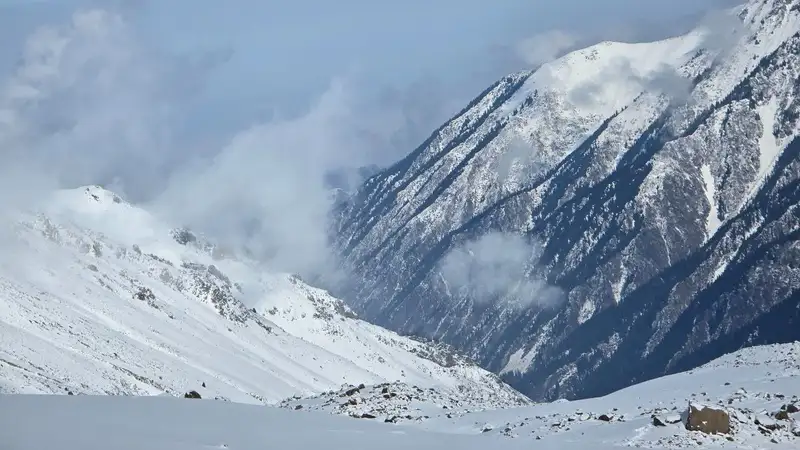 36 лавин сошло в горах Алматы и области за трое суток