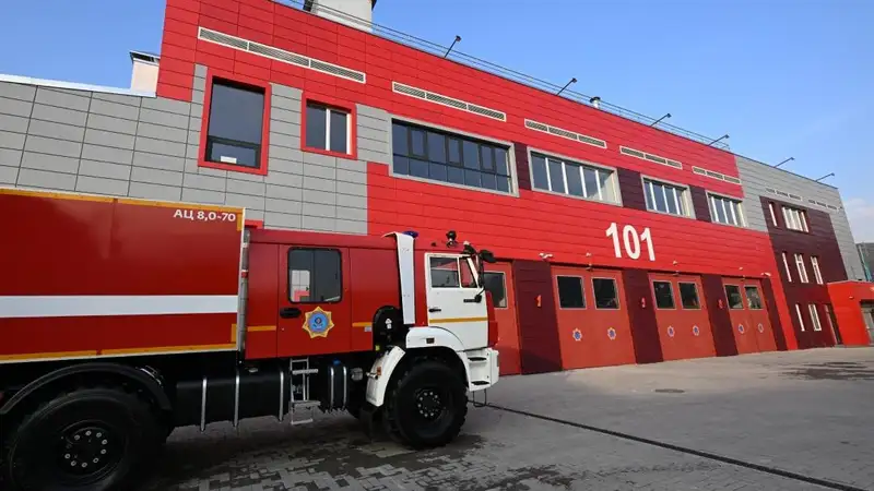 Новое пожарное депо открыли в Алматы