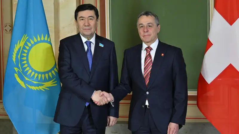 Спикеры Мажилиса и Национального совета Швейцарии обсудили сотрудничество в правовой сфере