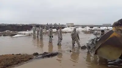 Режим ЧС объявили в Уральске из-за паводков, фото - Новости Zakon.kz от 27.03.2024 19:07