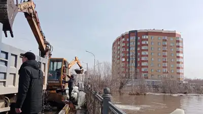 Уровень реки в городе Кокшетау взят под контроль