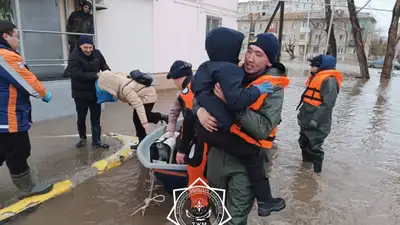 паводок, МЧС, спасатели, потом, фото - Новости Zakon.kz от 29.03.2024 20:18
