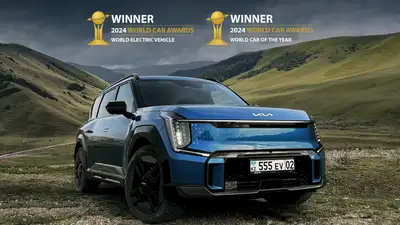 Флагманский электро-кроссовер Kia EV9 уже в Казахстане, фото - Новости Zakon.kz от 29.03.2024 13:42