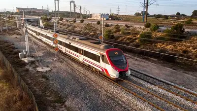 скоростной поезд, фото - Новости Zakon.kz от 30.03.2024 16:55