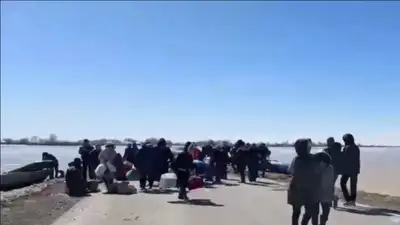 эвакуация людей, фото - Новости Zakon.kz от 30.03.2024 17:54