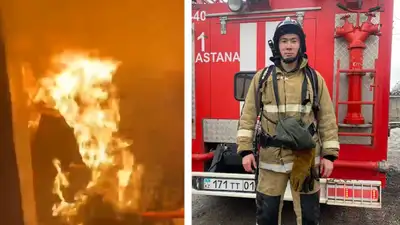 пожар в жилом доме, фото - Новости Zakon.kz от 02.04.2024 18:41