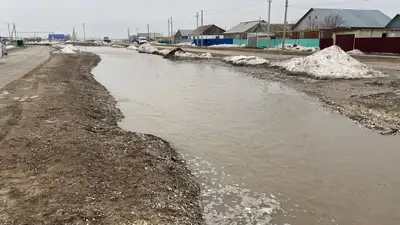 Казахстан, паводки, весна 