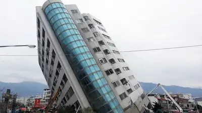 Землетрясение на Тайване: один человек погиб, более 50 пострадали, фото - Новости Zakon.kz от 03.04.2024 07:54