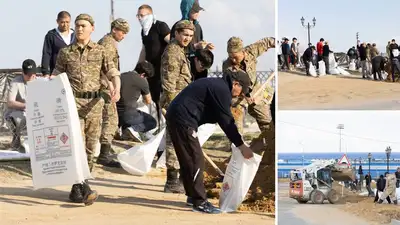Свыше 4000 тысяч волонтеров помогают жителям Кульсары , фото - Новости Zakon.kz от 05.04.2024 22:05