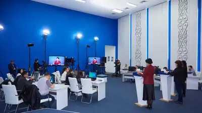 Республиканский инфоштаб развернули в СЦК для журналистов , фото - Новости Zakon.kz от 06.04.2024 20:29