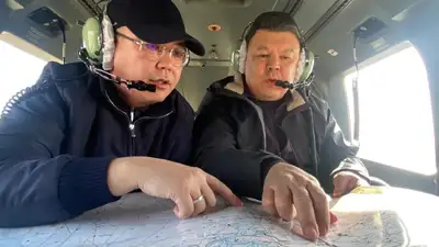 Канат Бозумбаев координирует работу по ликвидации ЧС в Атырауской области , фото - Новости Zakon.kz от 06.04.2024 15:43