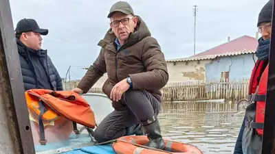 Мажилисмен, паводки, Казахстан 