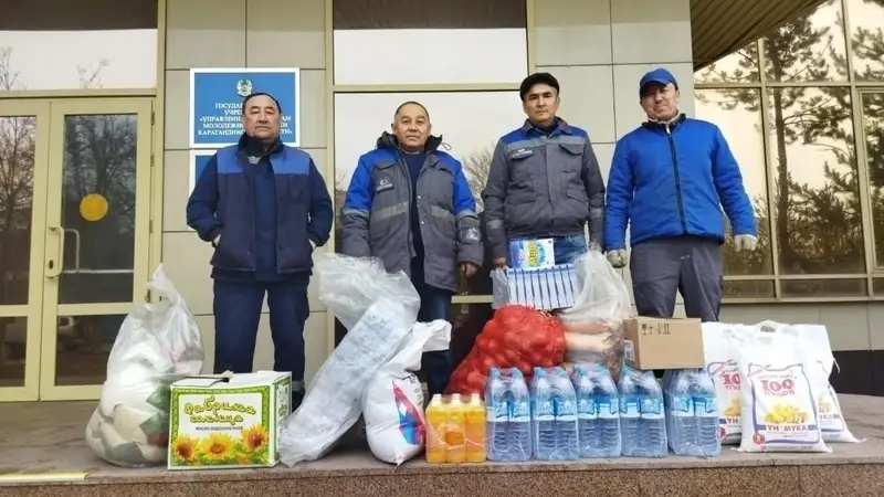 "Казахтелеком" собирает гуманитарную помощь, пострадавшим от паводков казахстанцам, фото - Новости Zakon.kz от 11.04.2024 14:50