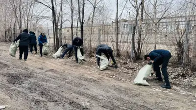 Челлендж чистоты объявили госслужащие Караганды, фото - Новости Zakon.kz от 11.04.2024 20:50