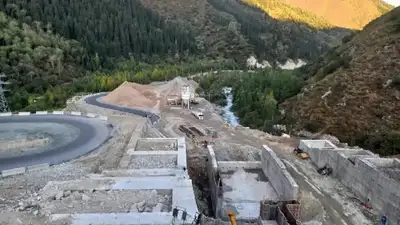 плотина, Алматы, угроза жизни, река Аксай, фото - Новости Zakon.kz от 12.04.2024 08:59