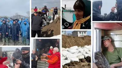 Наша сила - в единстве: казахстанцы продолжают помогать военным и спасателям бороться с паводком