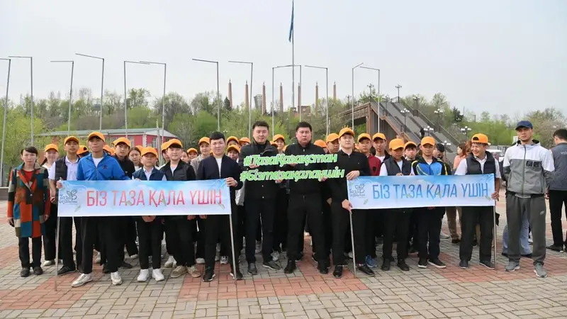 В Шымкенте более 4 500 человек приняли участие в акции "Таза Қазақстан" , фото - Новости Zakon.kz от 12.04.2024 11:51