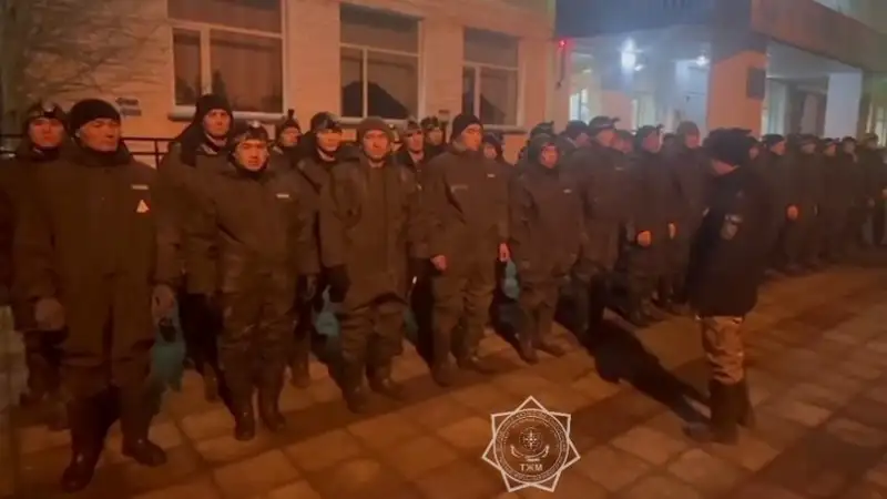 Алматинские спасатели прибыли в Северо-Казахстанскую область