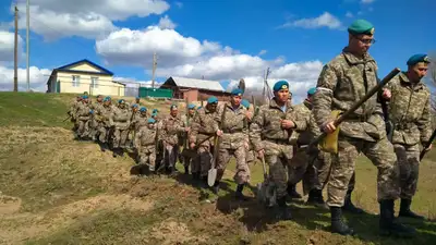 солдаты, фото - Новости Zakon.kz от 14.04.2024 15:07