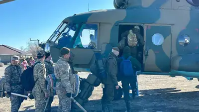 Военнослужащих привлекли к спасательной операции в Актюбинской области, фото - Новости Zakon.kz от 15.04.2024 22:53