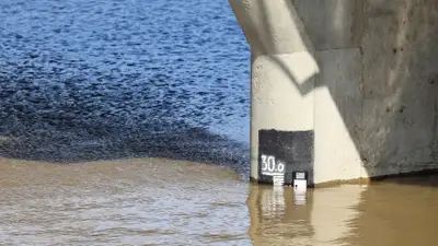 ДЧС Алматы сделал заявление об угрозе подтоплений из-за уровня воды в реках, фото - Новости Zakon.kz от 16.04.2024 13:41