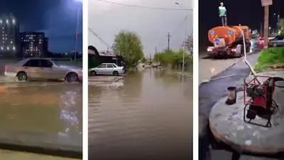 потоп в Шымкенте, фото - Новости Zakon.kz от 17.04.2024 01:22