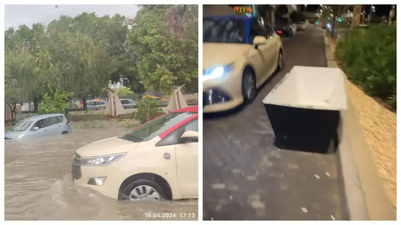 Авто глохло в воде, ванную вырвало ветром: наводнение в Дубае глазами казахстанцев
