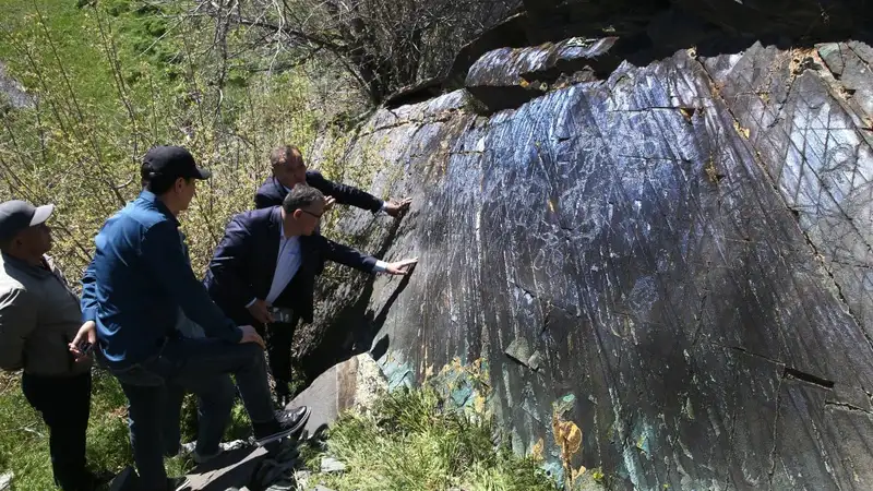 В Жамбылской области обнаружены древние петроглифы