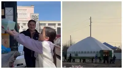 Копилки от детей и юрты для пострадавших: все больше казахстанцев откликаются на беду с паводками, фото - Новости Zakon.kz от 18.04.2024 16:17