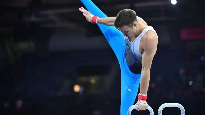 Путевку на Олимпиаду в Париж завоевал казахстанский гимнаст Нариман Курбанов